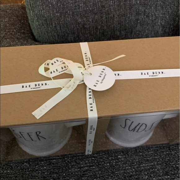 Rae Dunn Beer Stein Set - Picture 2 of 5